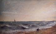 John Constable Coast scene,Brighton oil